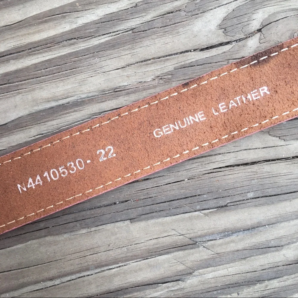 Nocona Pink Leather Western Belt with Buckle Horse Rodeo Child’s Toddler Kids